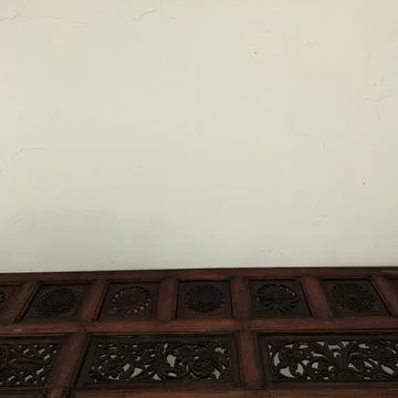 Indonesian Central Java ethnic wood carving Stock Photos