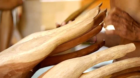 Indonesian crafts 4 Stock-Footage 7729243