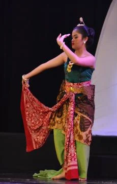 Indonesian Dancer Foto stock