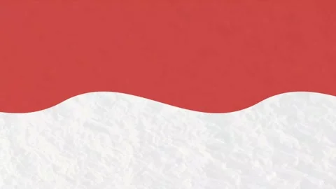 Indonesian flag animation Stock Footage 146049487