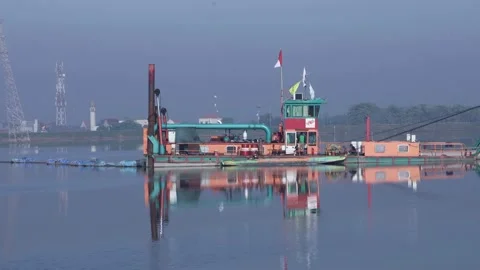 An indonesian flag is flying Stock Footage 157760728