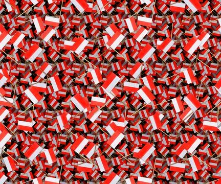 Indonesian Flag Pattern Foto stock