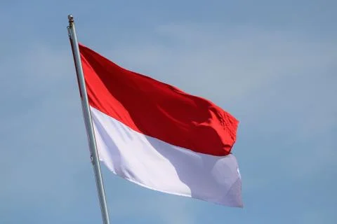 Indonesian flag Stock Photos