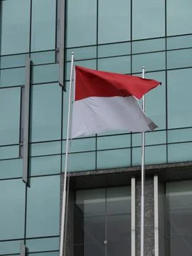 Indonesian flag Stock Photos