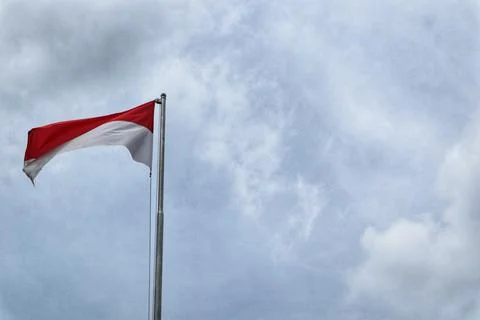 Indonesian flag Stock Photos