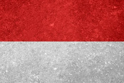 Indonesian flag texture as a background Illustrazione stock