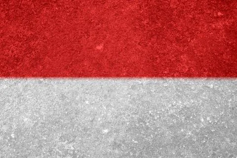 Indonesian flag texture as a background Illustrazione stock
