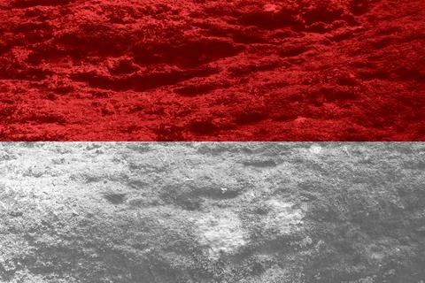 Indonesian flag texture as a background Stock Photos