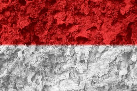 Indonesian flag texture as a background Stock Photos