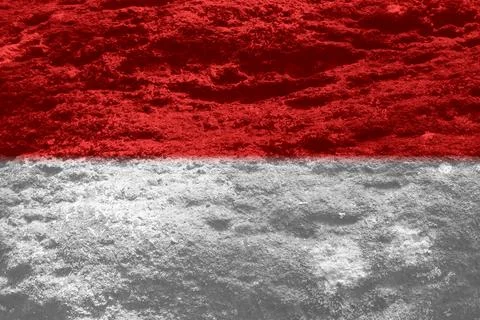 Indonesian flag texture as a background Stock Photos