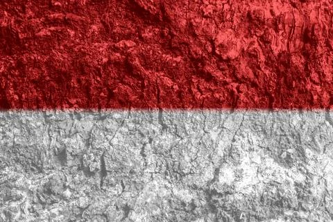 Indonesian flag texture as a background Stock Photos