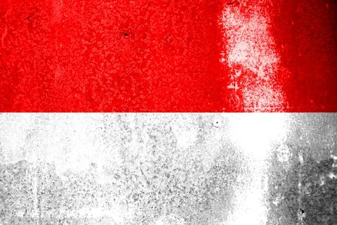 Indonesian flag texture as a background Stock Photos