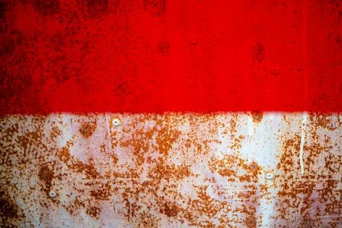 Indonesian flag texture as a background Stock Photos