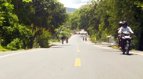 Indonesian island view Video stock 44175816