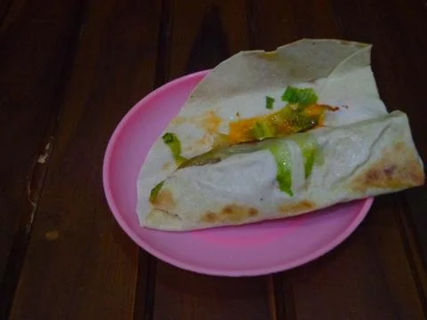 Indonesian kebab modified by adding spices and sauces Stock-Fotos