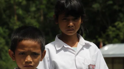 Indonesian Kids Stock Footage 32282831