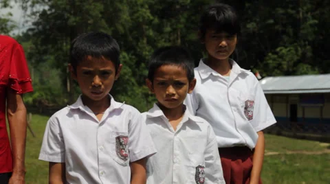 Indonesian Kids Stock Footage 32282854