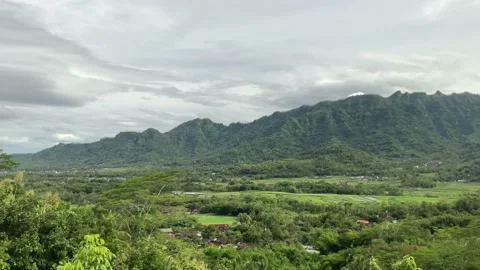 Indonesian nature in panoramic view Stock Footage 229120152
