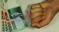 Indonesian Rupiah IDR, Counting Drugs and Money, Health Care, Colorful Pills HD Footage