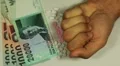 Indonesian Rupiah IDR, Counting Drugs and Money, Health Care, Colorful Pills HD Footage