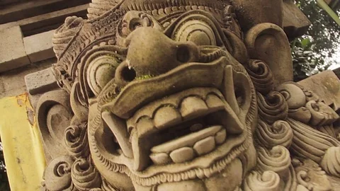 Indonesian Statue Video stock 77558662