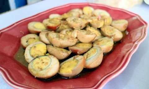 Indonesian stew egg Stock Photos
