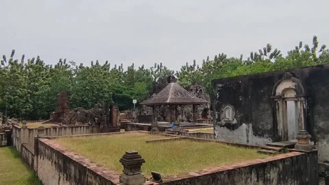 Indonesian Temple Gazebo Stock Footage 207442267