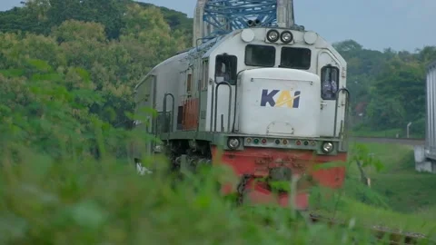 Indonesian train Stock Footage 172227672