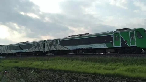 Indonesian Train Stock Footage 220760963