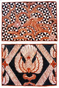 Indonesian wall pattern Stock Photos