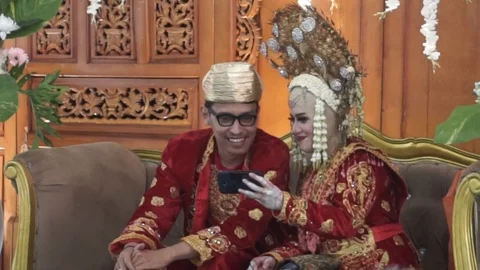 Indonesian wedding Stock Footage 121433802