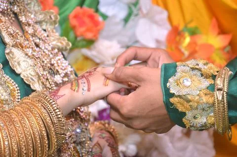 Indonesian wedding traditions Stock-Fotos