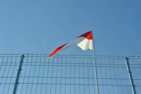 Indonesia's flag 写真素材