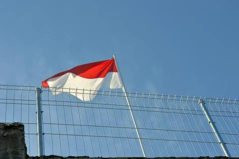 Indonesia's flag Stockfoto's