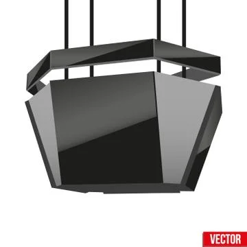 Indoor Advertising Cube LED Panel Stock Illustration