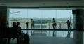 Indoor airport scenery travelers watching airfield in Bali - Indonesia 4k or 4k+ Resolution