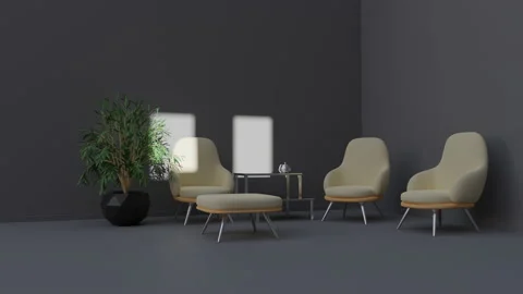 Indoor architec 4K UHD 3D Motion Graphics Design 스톡 동영상 195937228