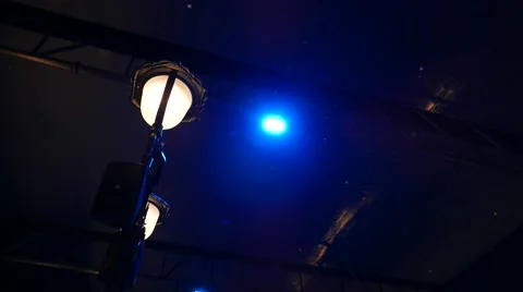 Indoor Artificial Snow Video stock 54471254