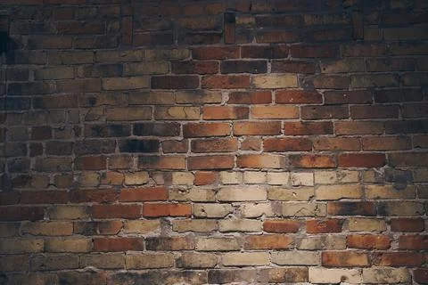 Indoor brick wall texture Stock Photos