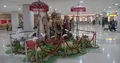 Indoor cultural decoration domestic Airport Ngurah Rai in Bali - Indonesia 4k or 4k+ Resolution