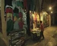 Indoor market clothing stall SD Footage