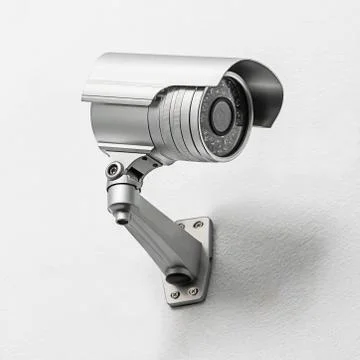 Indoor modern security camera Stock Photos