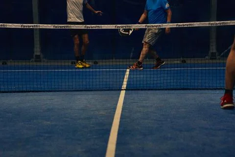 Indoor padel match in a closed facility Photos
