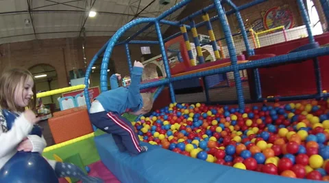 Indoor play area Stock Footage 47487993