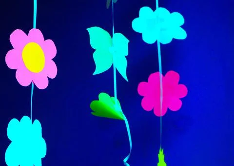 Indoor playground with decorations Stock Photos