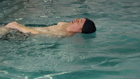 Indoor pool, upper-body strength, therapy swimming Vidéo 340167439
