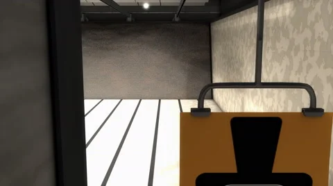 Indoor range target, facility, sport, shooting, gun. Vídeos de archivo 53842538
