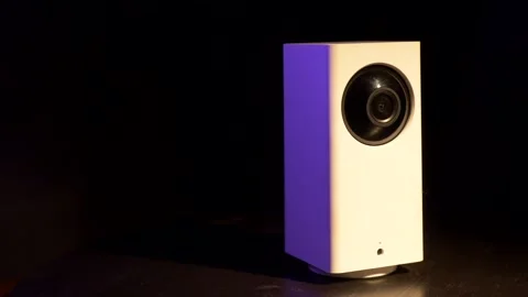 Indoor security camera moving around Stock Footage 144040541