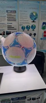 An indoor spherical LED display screen Stock Photos