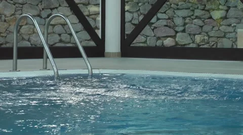 Indoor swimming pool Stock Footage 46703370